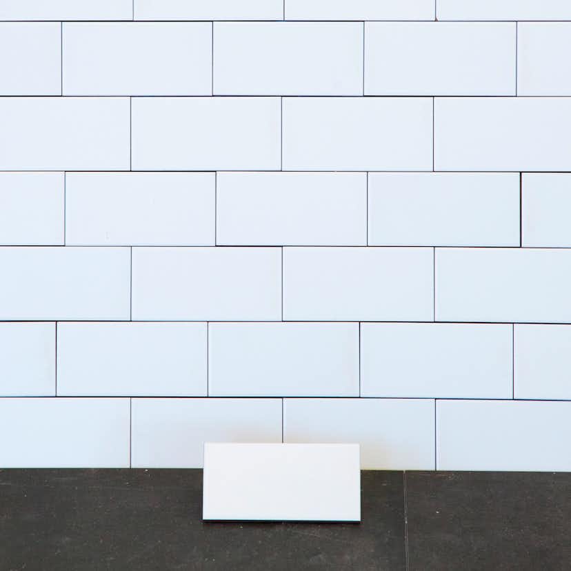 Kakel Arredo Ceramicas Vilar Albaro Vit Slät Blank 7,5x15