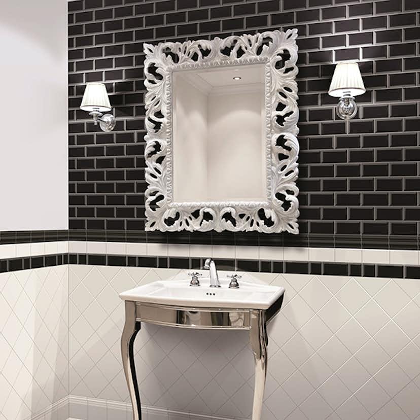 Kakel Lhådös Biselado Fasad Svart 10x20