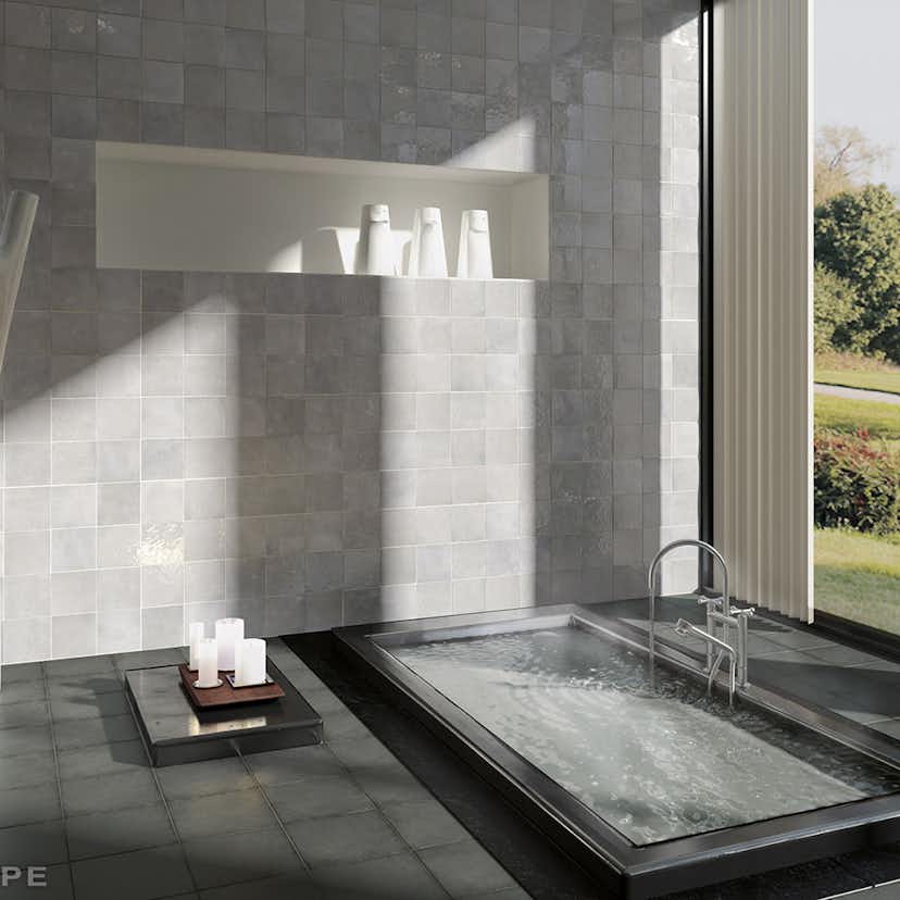 Kakel Lhådös Pazcal Grå 13,2x13,2