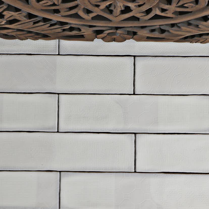 Kakel Tenfors Peronda Argila Pasadena Vit 7,5x30 cm