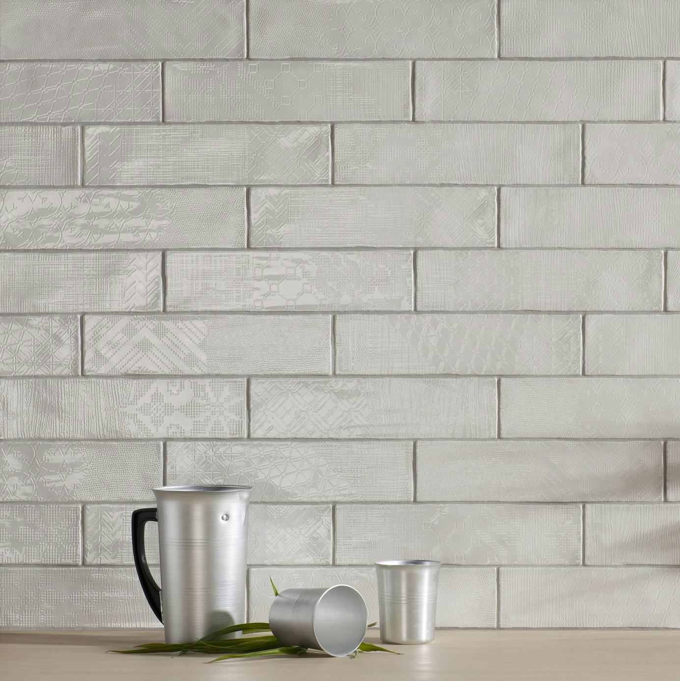 Kakel Tenfors Peronda Argila Pasadena Vit 7,5x30 cm