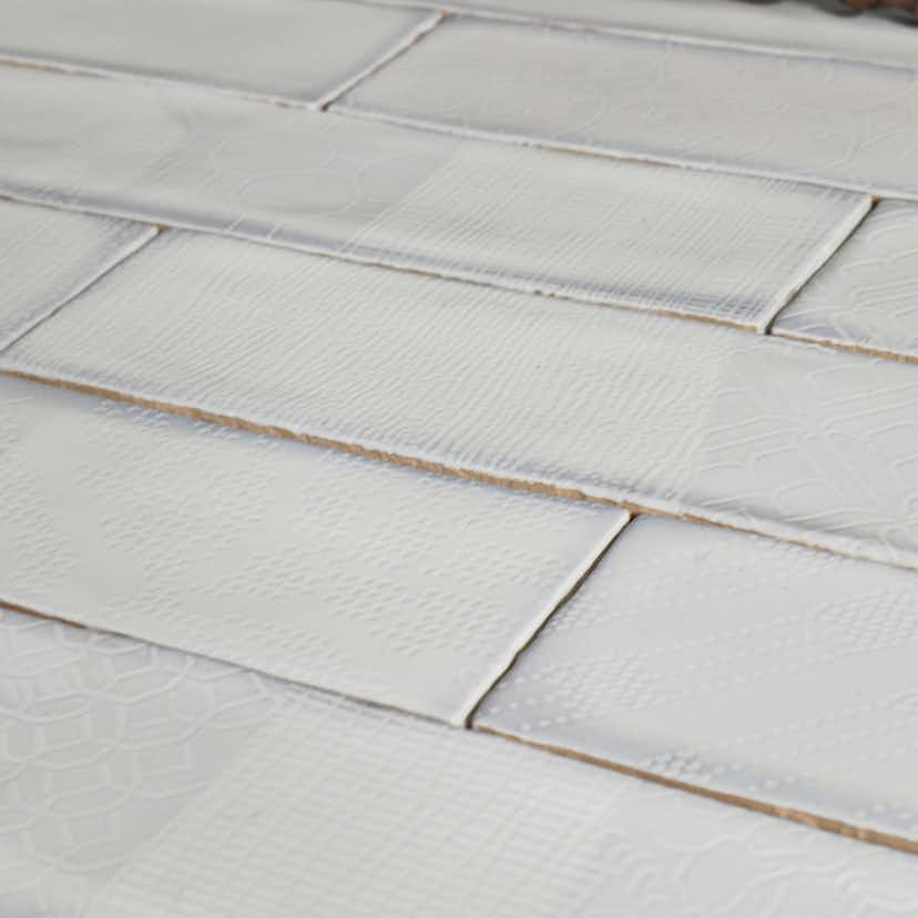 Kakel Tenfors Peronda Argila Pasadena Vit 7,5x30 cm