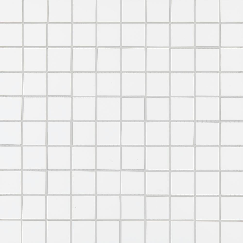 Mosaik Line Vit/Ret Blank 3x3 cm