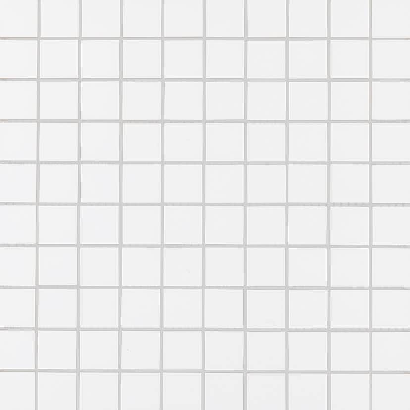 Mosaik Line Vit/Ret Blank 3x3 cm