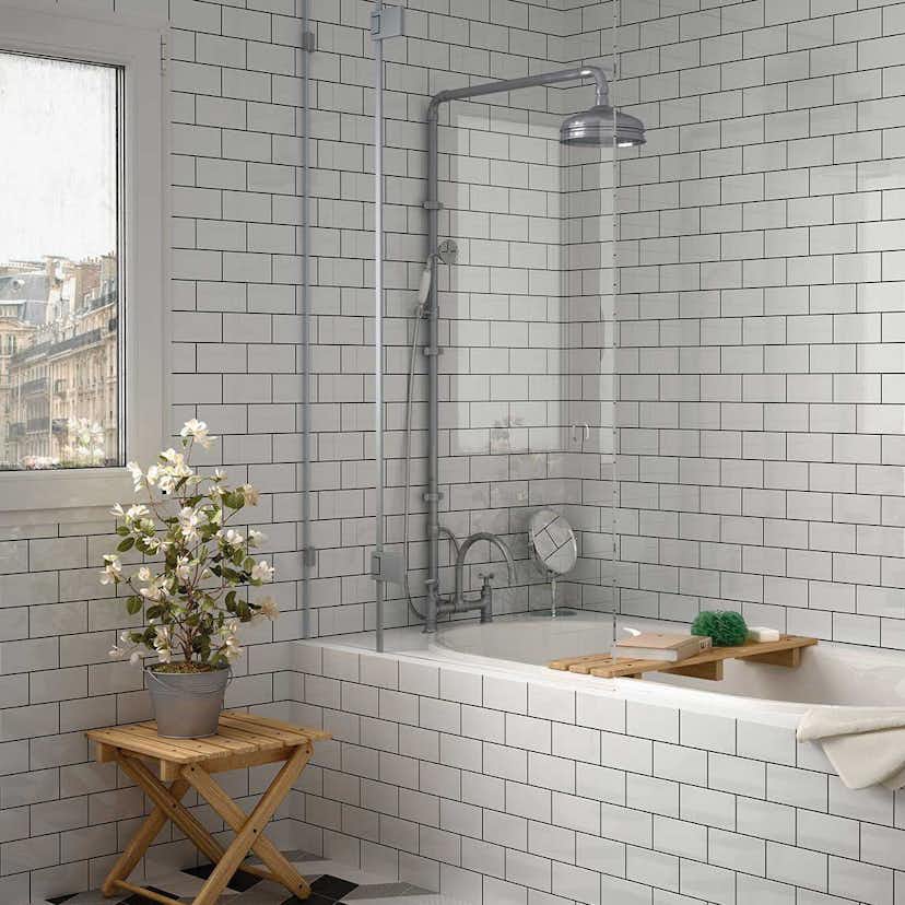 Kakel Arredo Ceramicas Vilar Albaro Vit Slät Blank 7,5x15