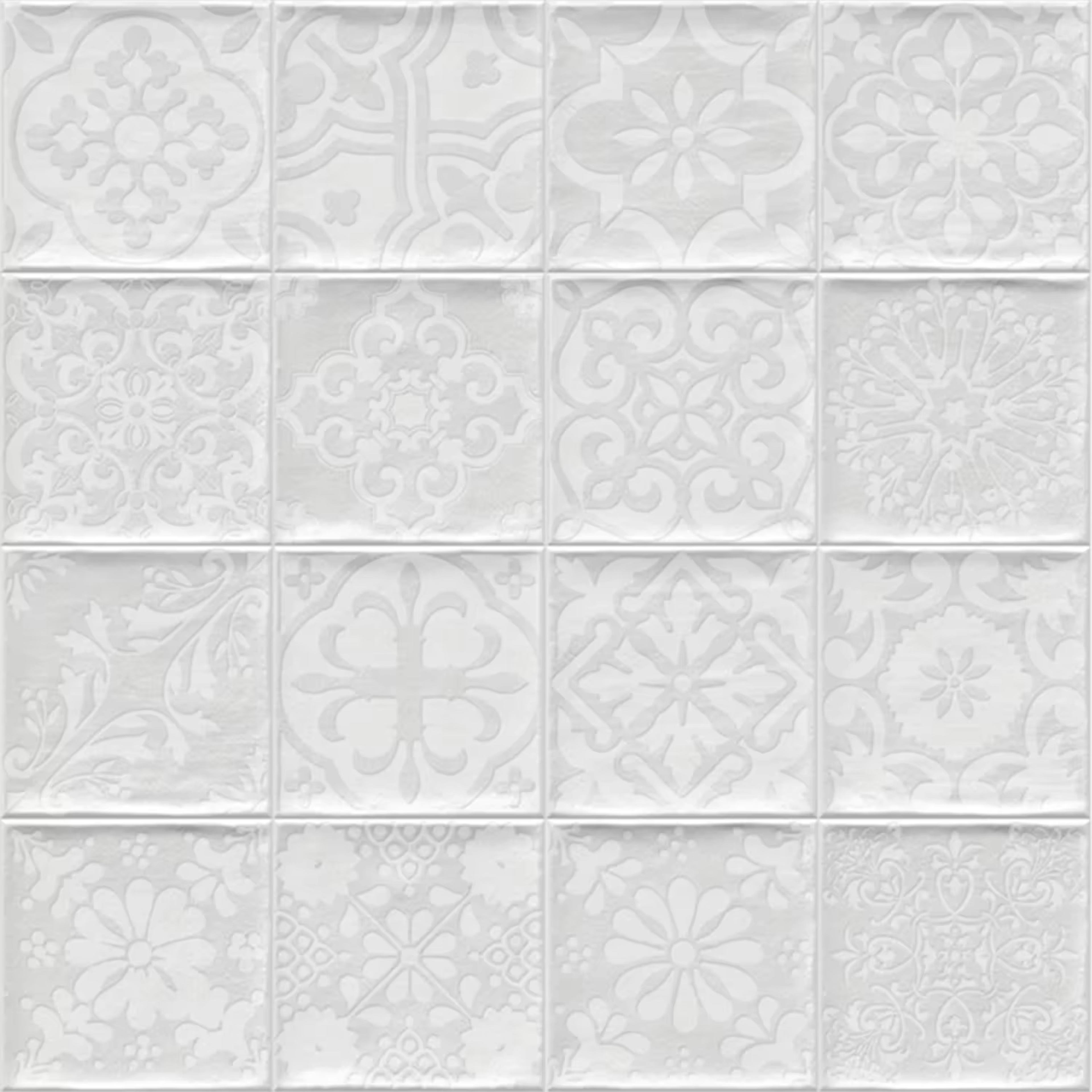 Kakel Tenfors Tamil Vit 13x13 cm