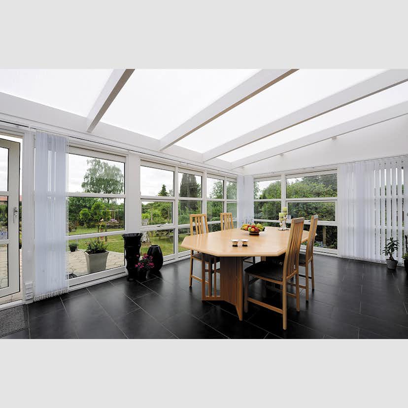 Kanalplast Plastmo TwinLite Klar Komplett Tak 16 mm