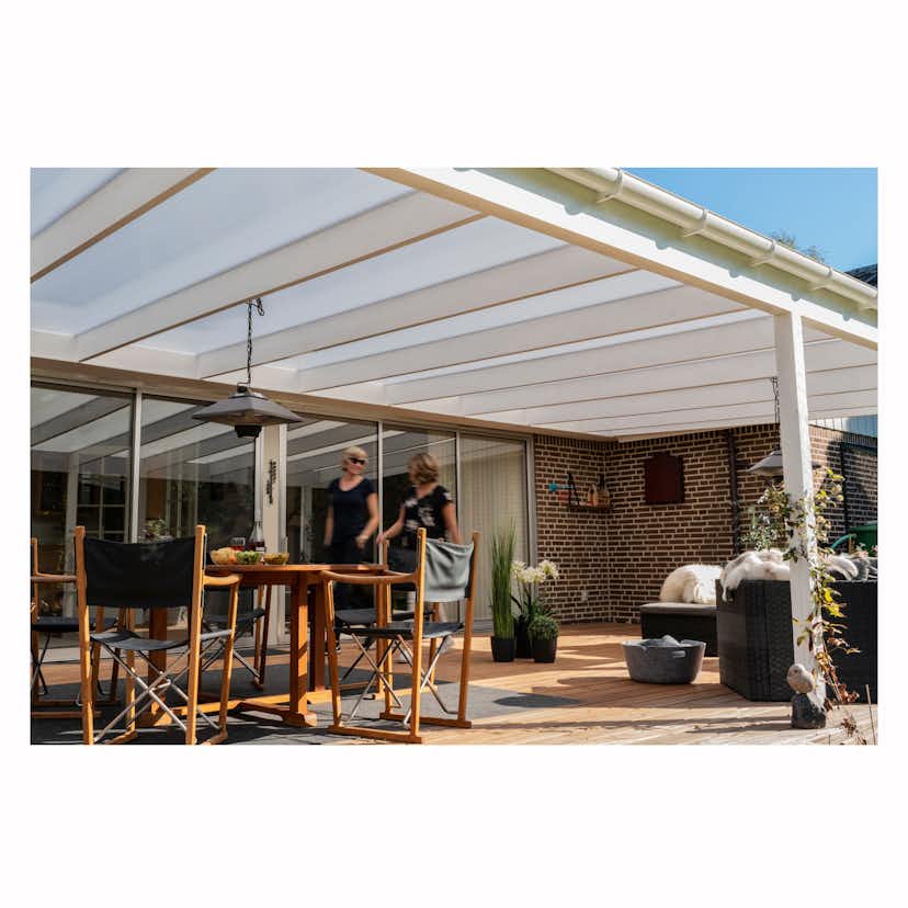 Kanalplast Plastmo TwinLite Opal Komplett Tak 10 mm