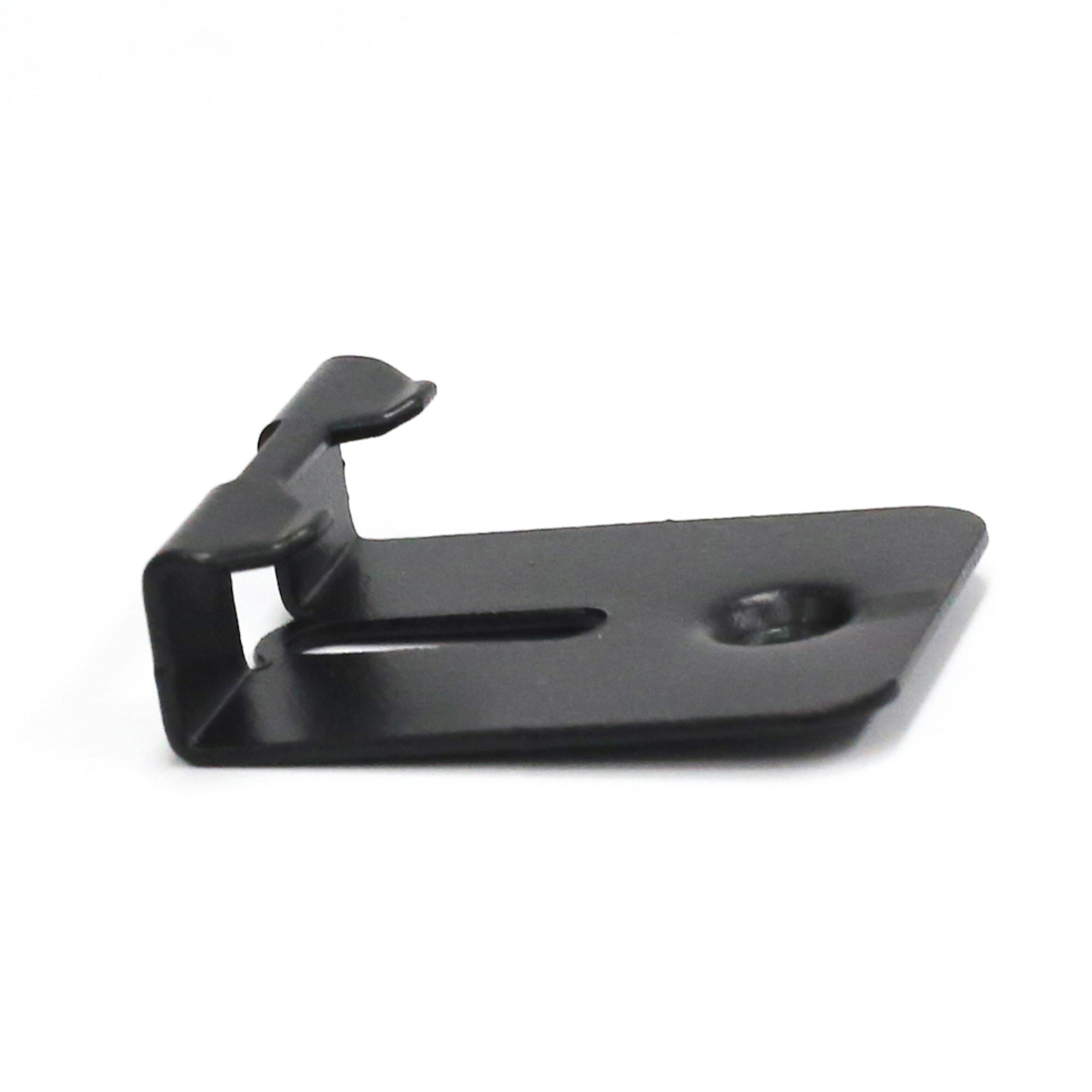 Kantclips gop Woodlon Elegance Svartlackerade 25 st