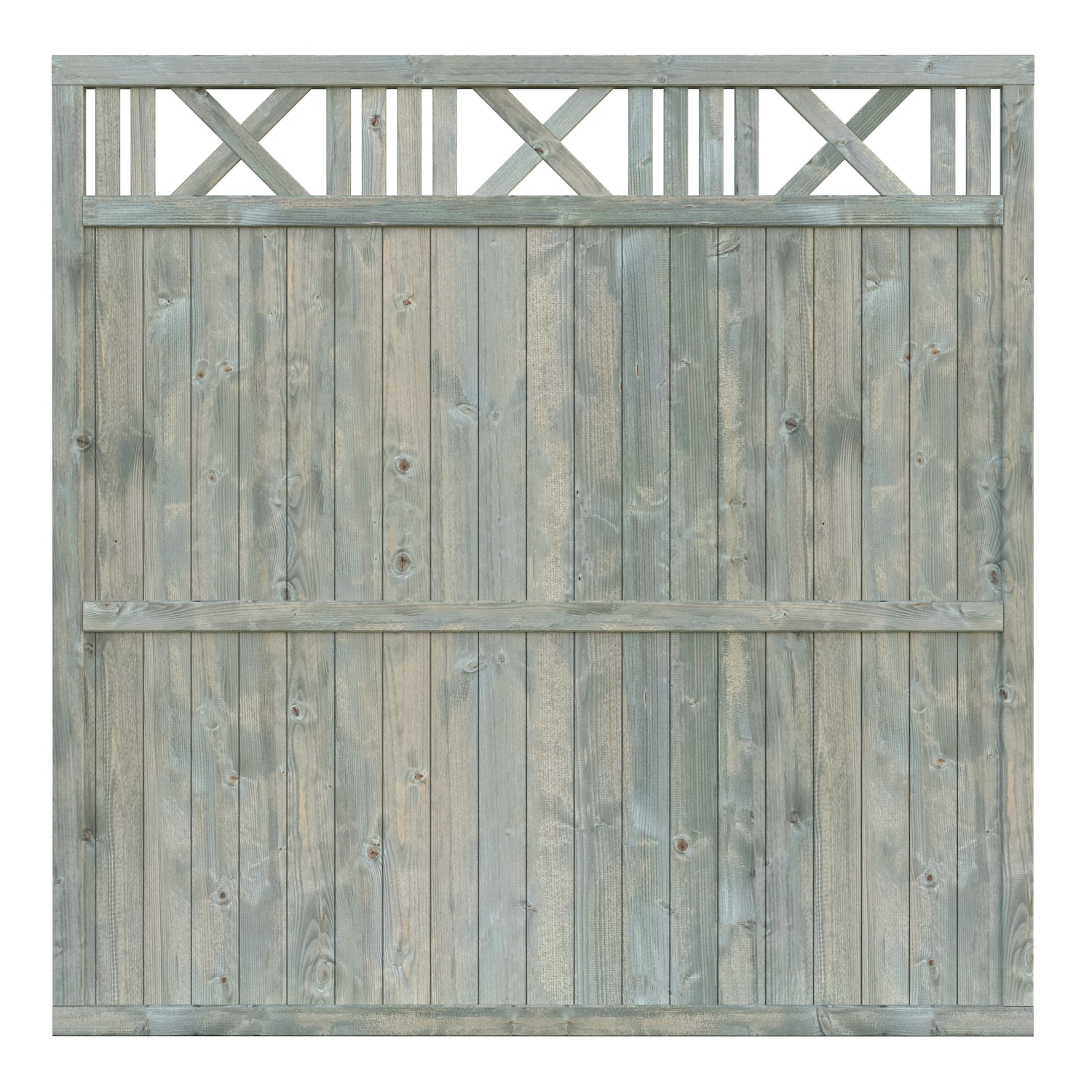 Grå tryckimpregnerad