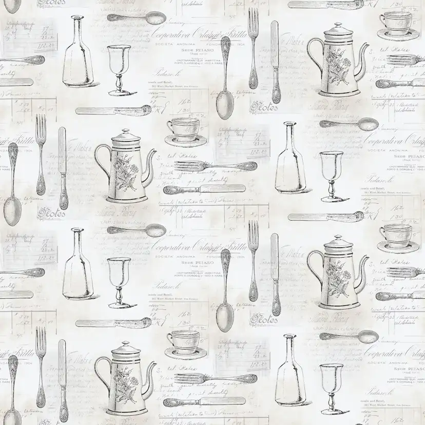 Tapet Galerie Wallcoverings Kitchen Elements KE29939