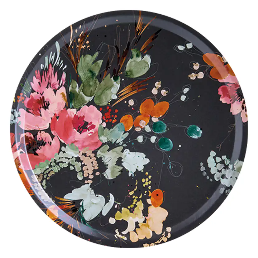 Bricka Åry Trays Garden Bouquet Rund