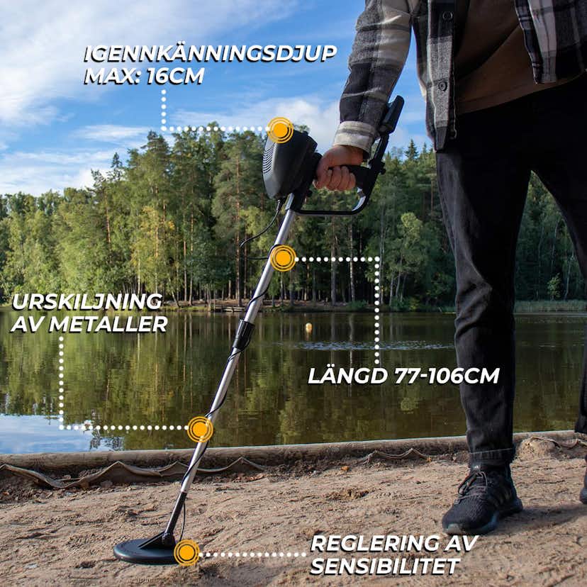 Metalldetektor Klondike Premium