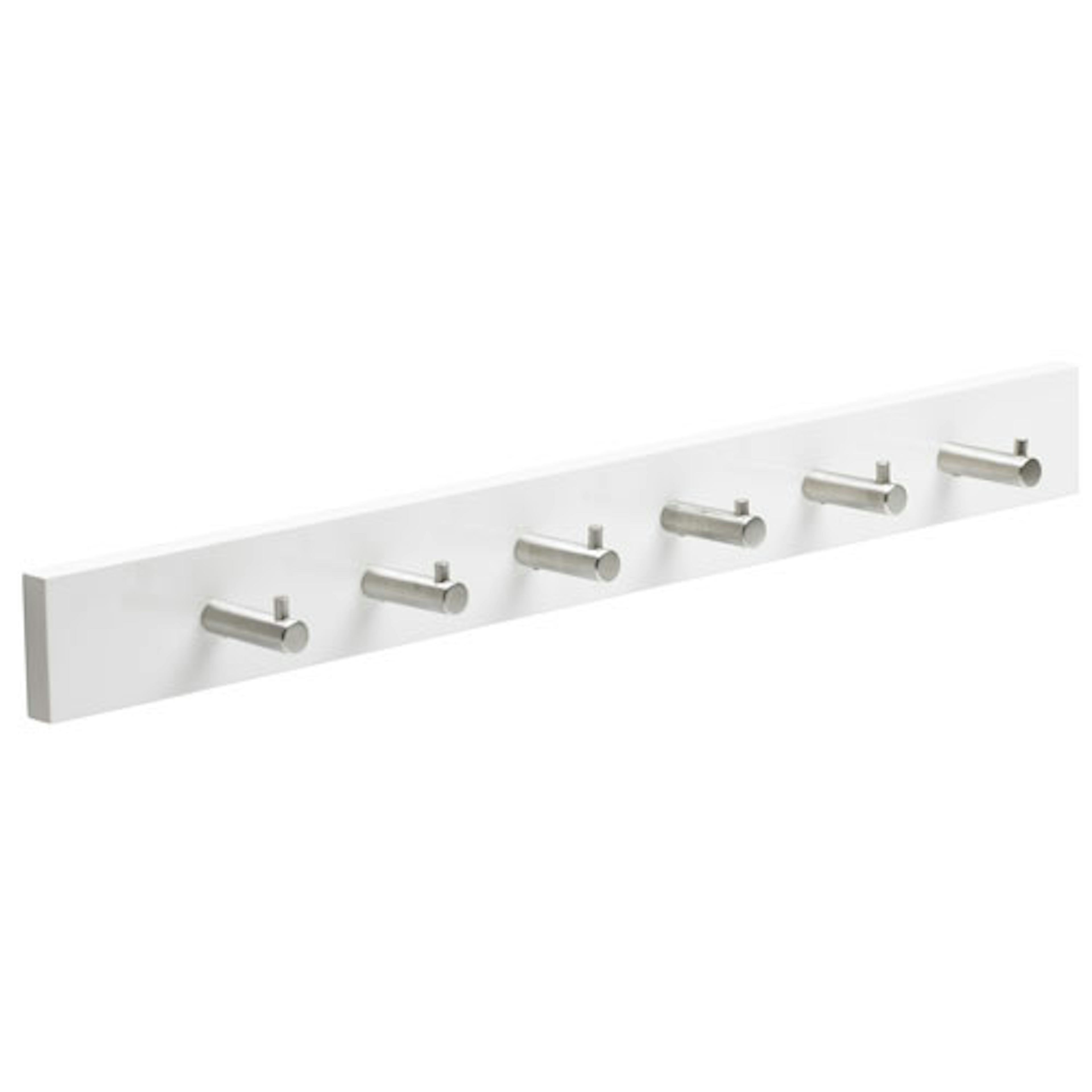 Klädhängare Habo Dot Vit/Rostfri