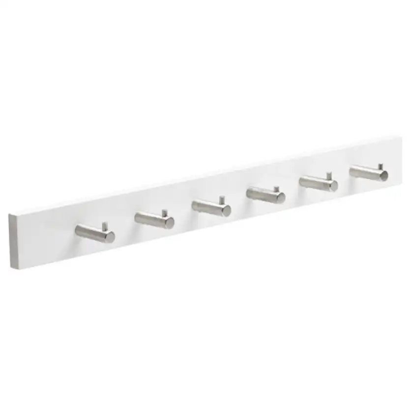 Klädhängare Habo Dot Vit/Rostfri