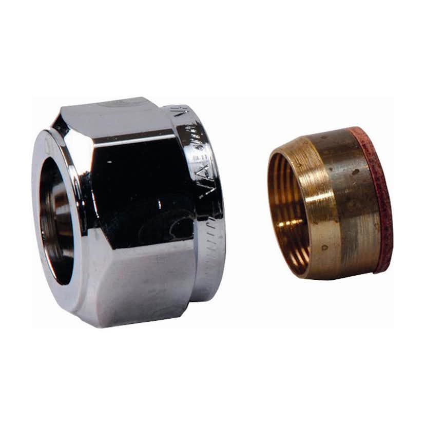 Halvkoppling Vatette 1255 Förkromad