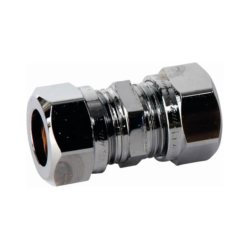 Klämringskoppling Vatette Rak Förkromad