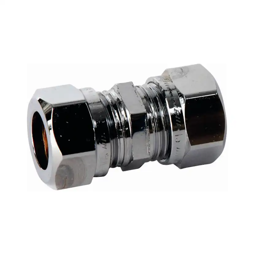 Klämringskoppling Vatette Rak Förkromad