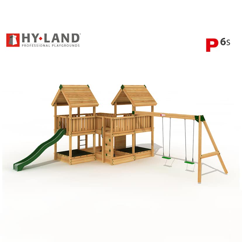 Klätterställning Hy-Land Projekt 6 + Swingmodul