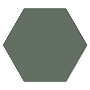 Hexagon Hill Ceramic Klinker Basic Hex 25 Mörkgrön 25x22 cm