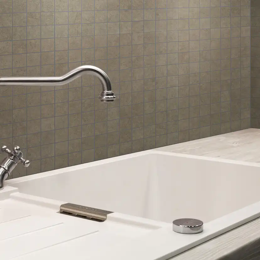 Klinker Arredo Quartz Brun Mosaic 3x3 cm