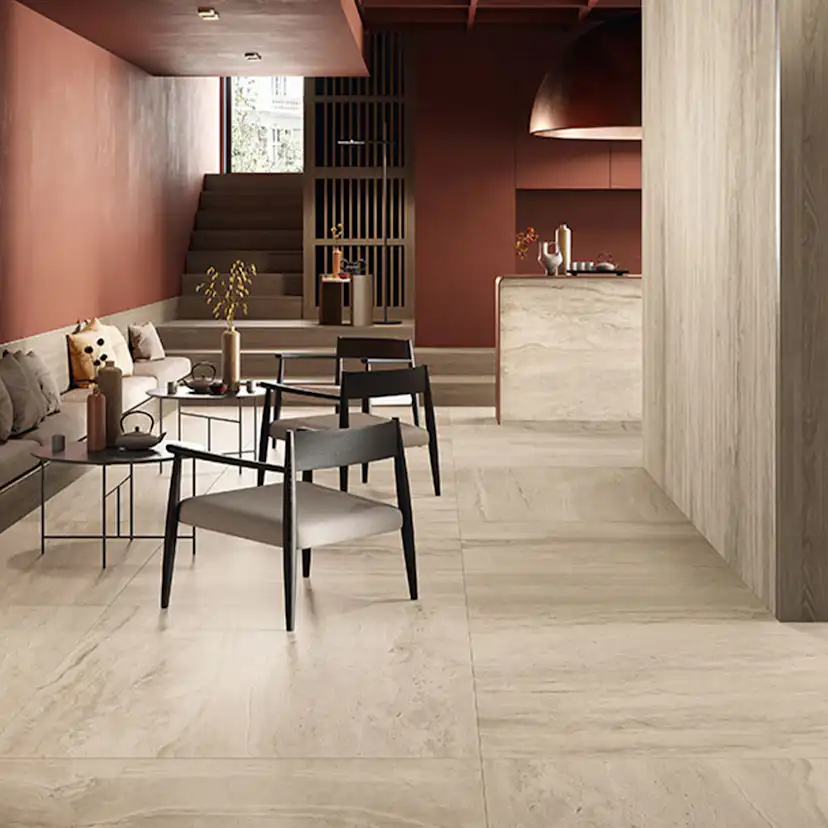 Klinker Coem Ceramiche Reverso Avorio Beige P/R 60x60 cm