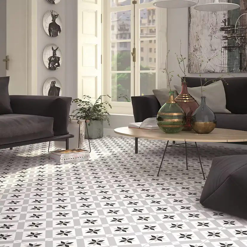 Klinker Tenfors Calvet Gris 20x20 cm