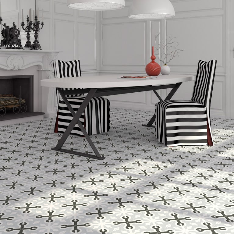 Klinker Tenfors Llagostera Gris 20x20 cm