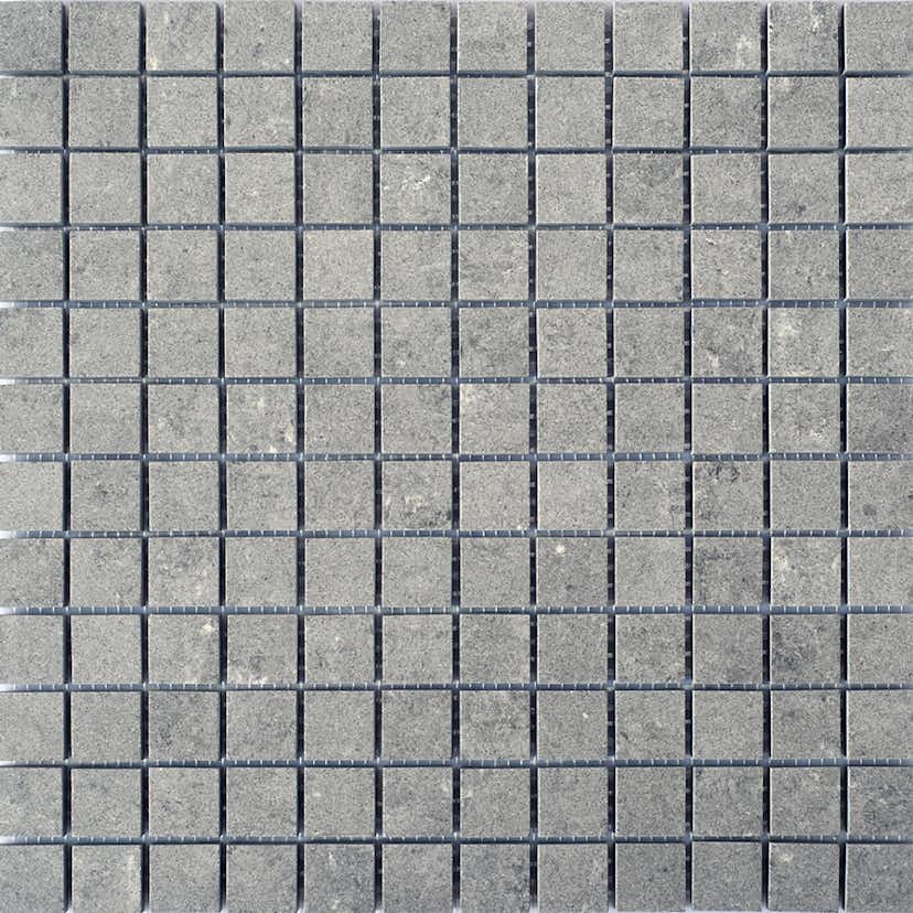 Klinkermosaik Arredo Archgres Grå 2,5x2,5 cm