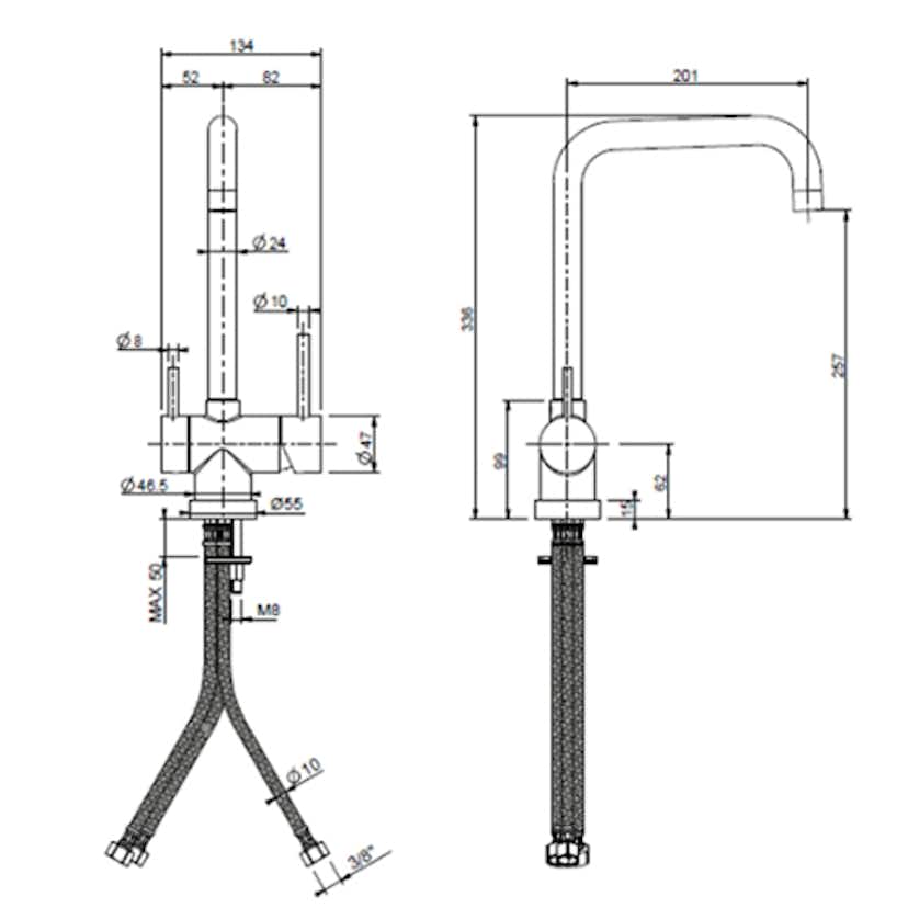 Köksblandare iCrolla Rom