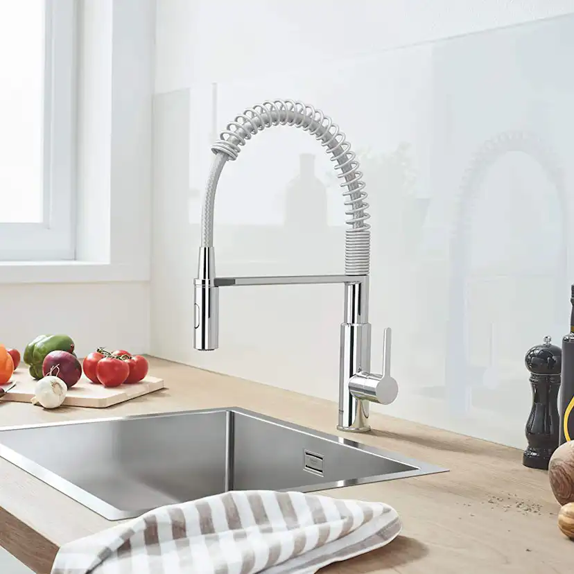 Köksblandare Grohe Get 30361 Engreppsblandare med Svängbar Pip & SpeedClean