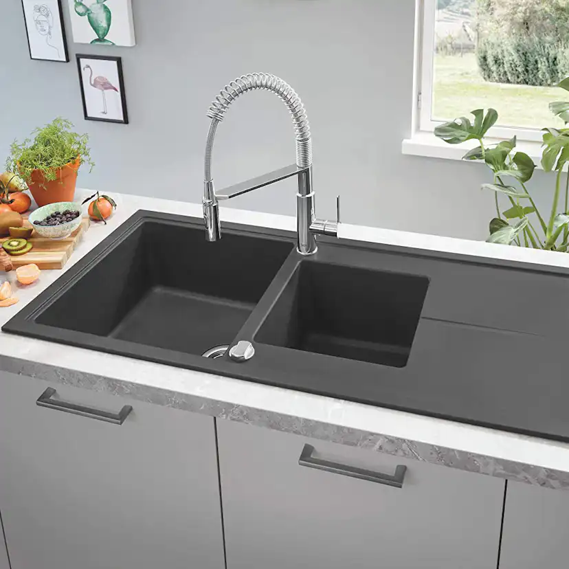 Köksblandare Grohe Get 30361 Engreppsblandare med Svängbar Pip & SpeedClean