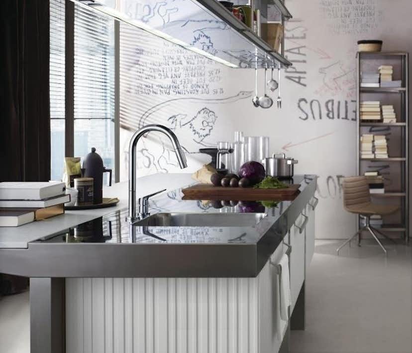 Köksblandare Axor Citterio M 2-håls med Utdragbar Pip