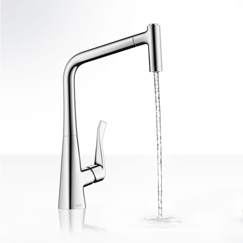 Köksblandare Hansgrohe Metris med Utdragbar Pip Krom