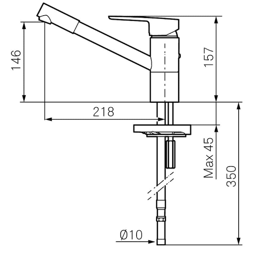 Köksblandare Mora Cera K2