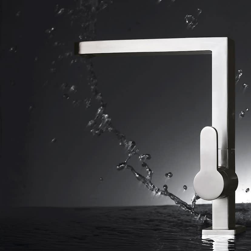 Köksblandare Scandtap Steel A Square Rostfritt Stål