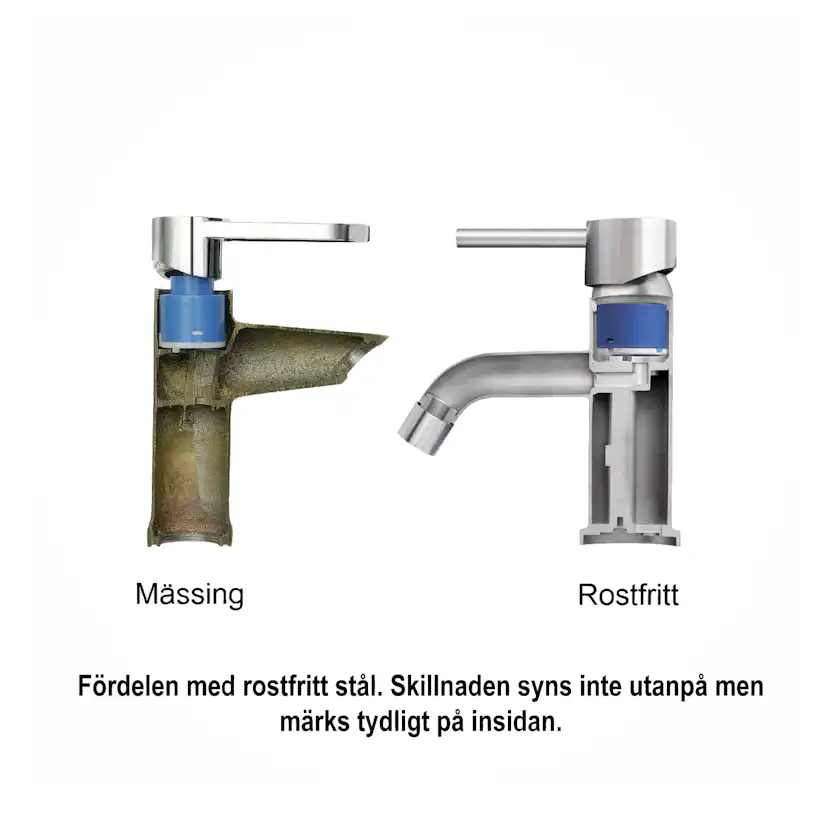 Köksblandare Strand Stainless Solid SO-1503E Engreppsblandare Utdragbar & Svängbar Pip