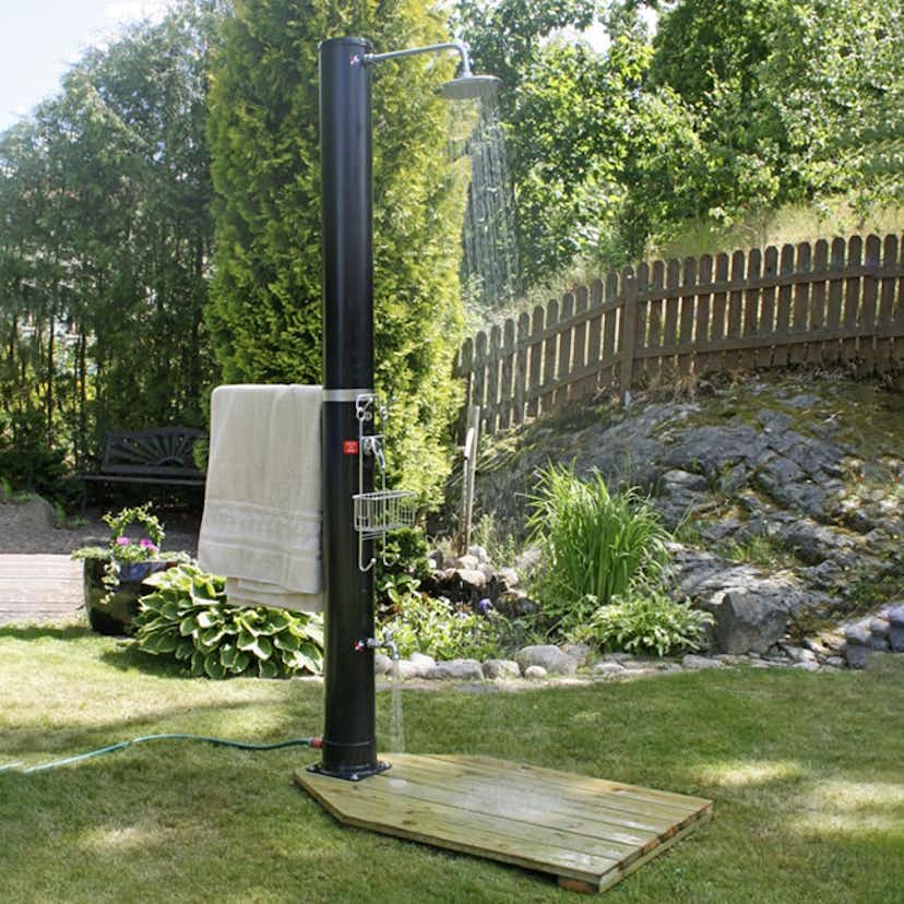 Kombifäste Demerx Tillbehör till Utedusch Sunny 40 med Handduksstång