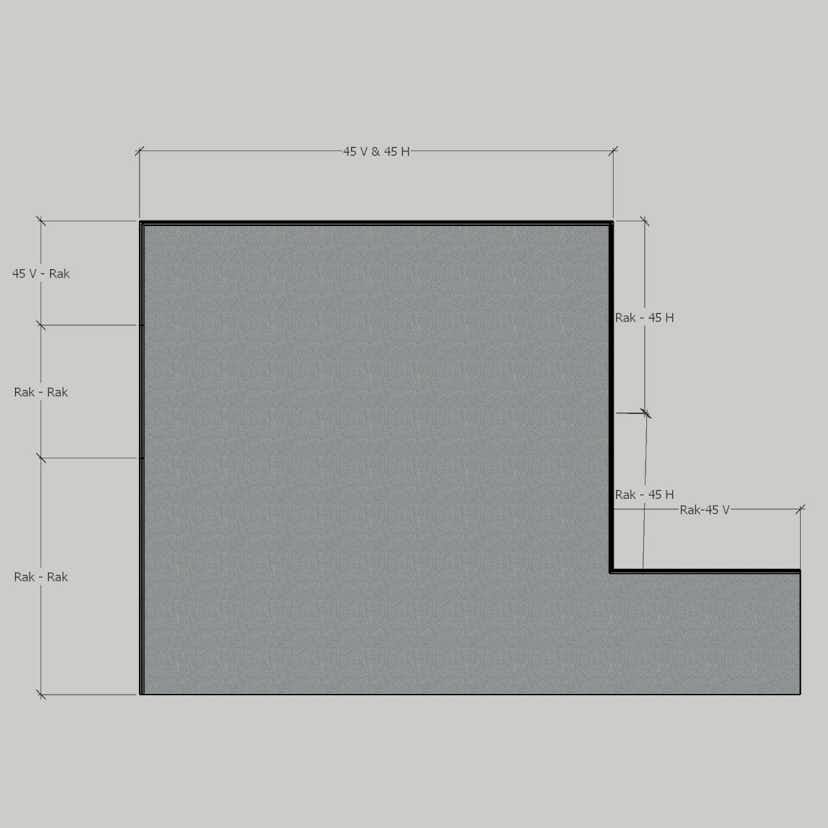 Glasräcke Novoroom Stolpfritt