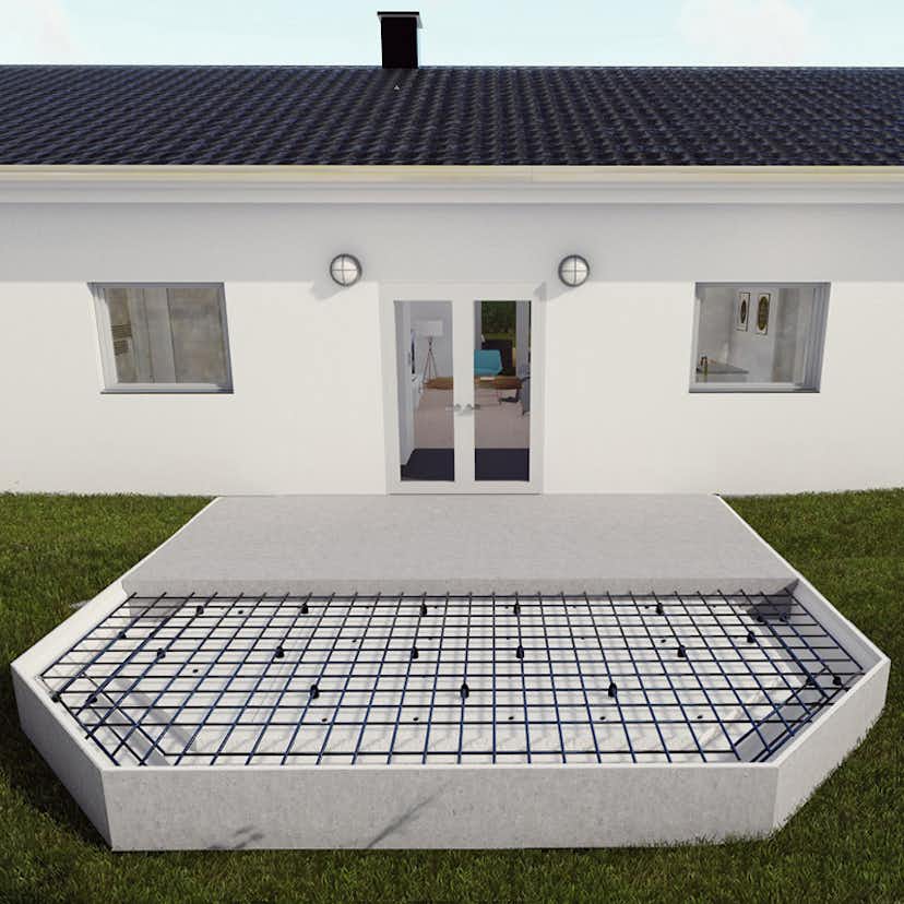 Komplett Grundmäklarna Grundpaket Mot Fasad