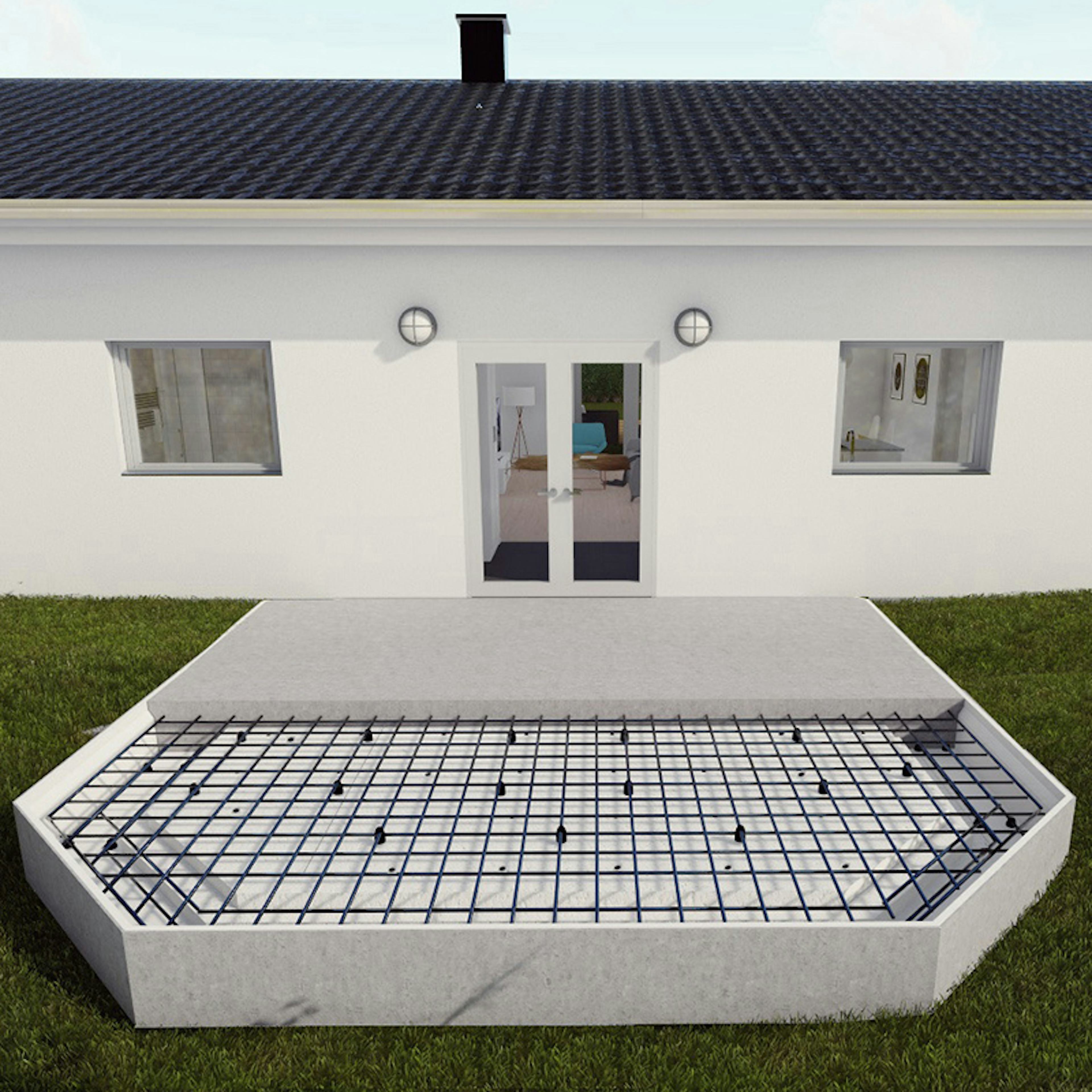 Komplett Grundmäklarna Grundpaket Mot Fasad