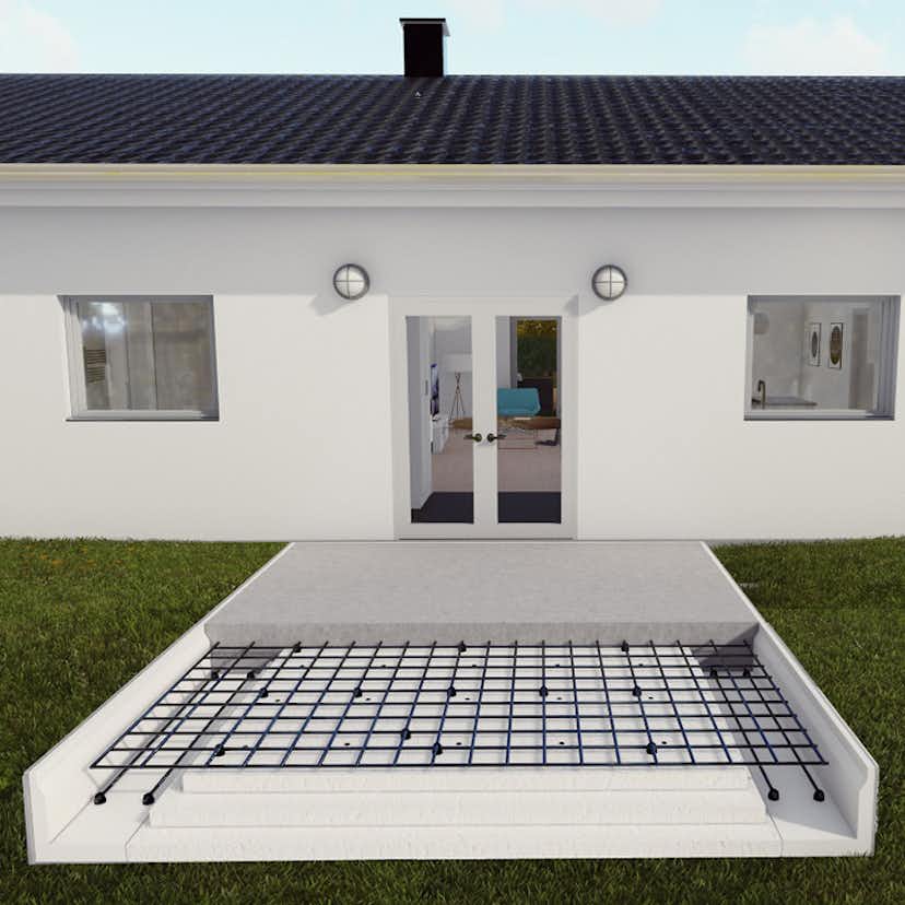 Komplett Grundmäklarna Grundpaket Mot Fasad