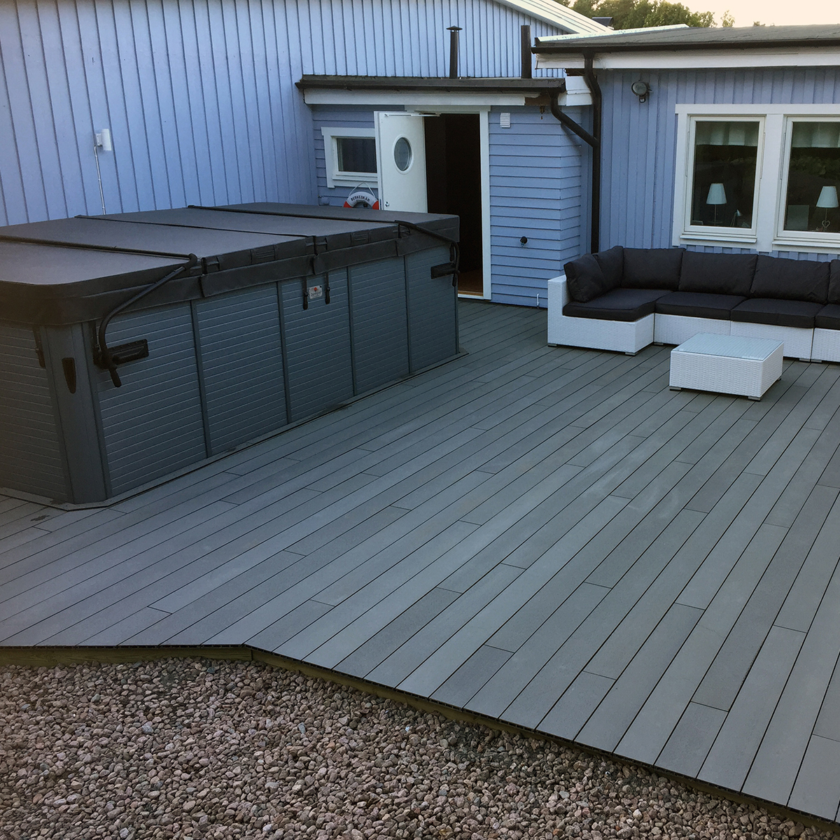 Komposittrall Bamboodeck Eco Grå 2900 mm hos Golvshop.se