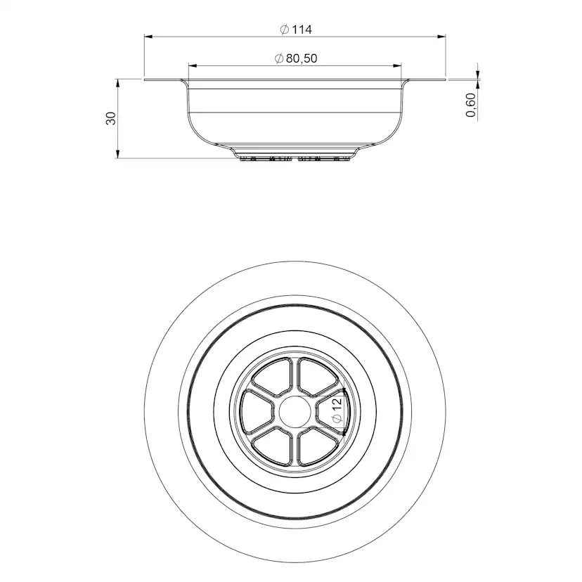 Korgventil Nordic Tech Enkel