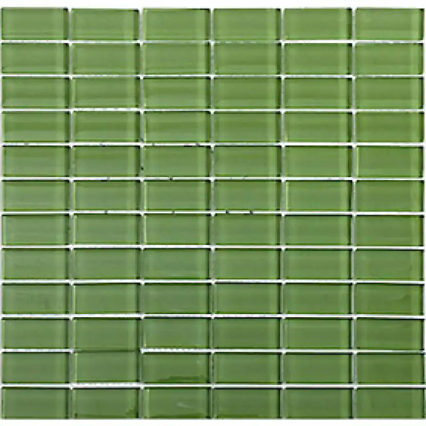 Kristallmosaik Arredo Blank 23x48x8 mm Moss Grön