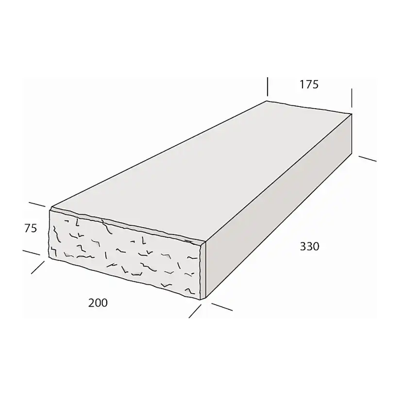 Krönplatta S:t Eriks Multi Antracit