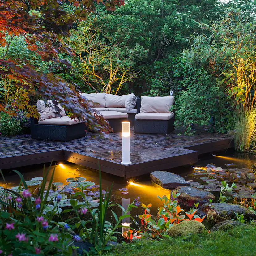 Vattenfallsspot Heissner Smart Light 1W Varmvit