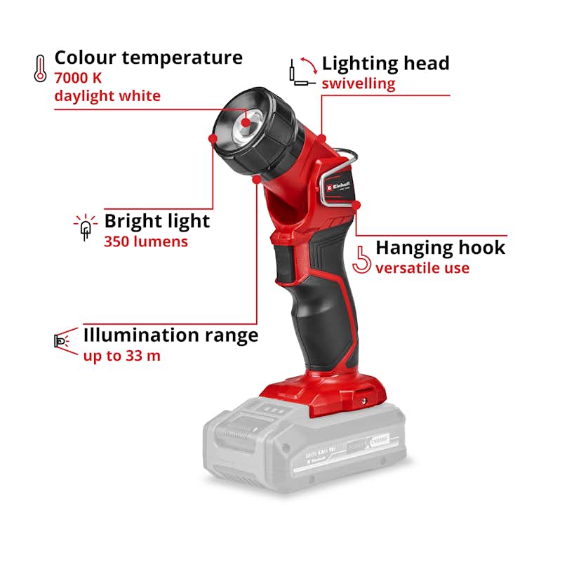 Lampa LED Einhell TE-CL 18 Li H Solo