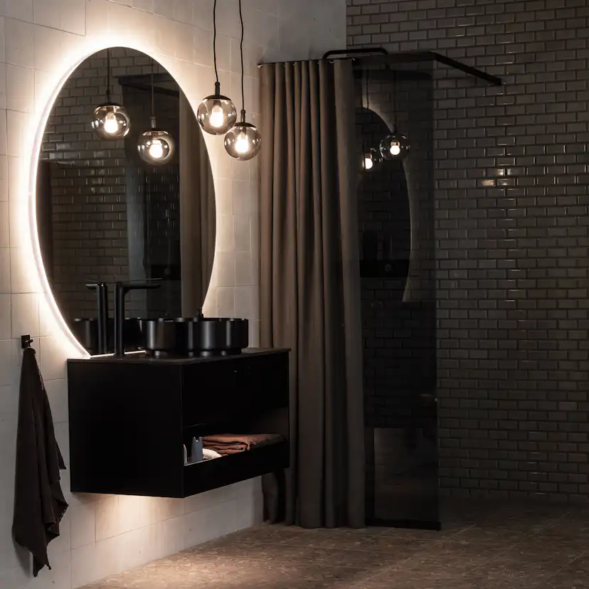 Duschvägg Svedbergs Langfoss Fast