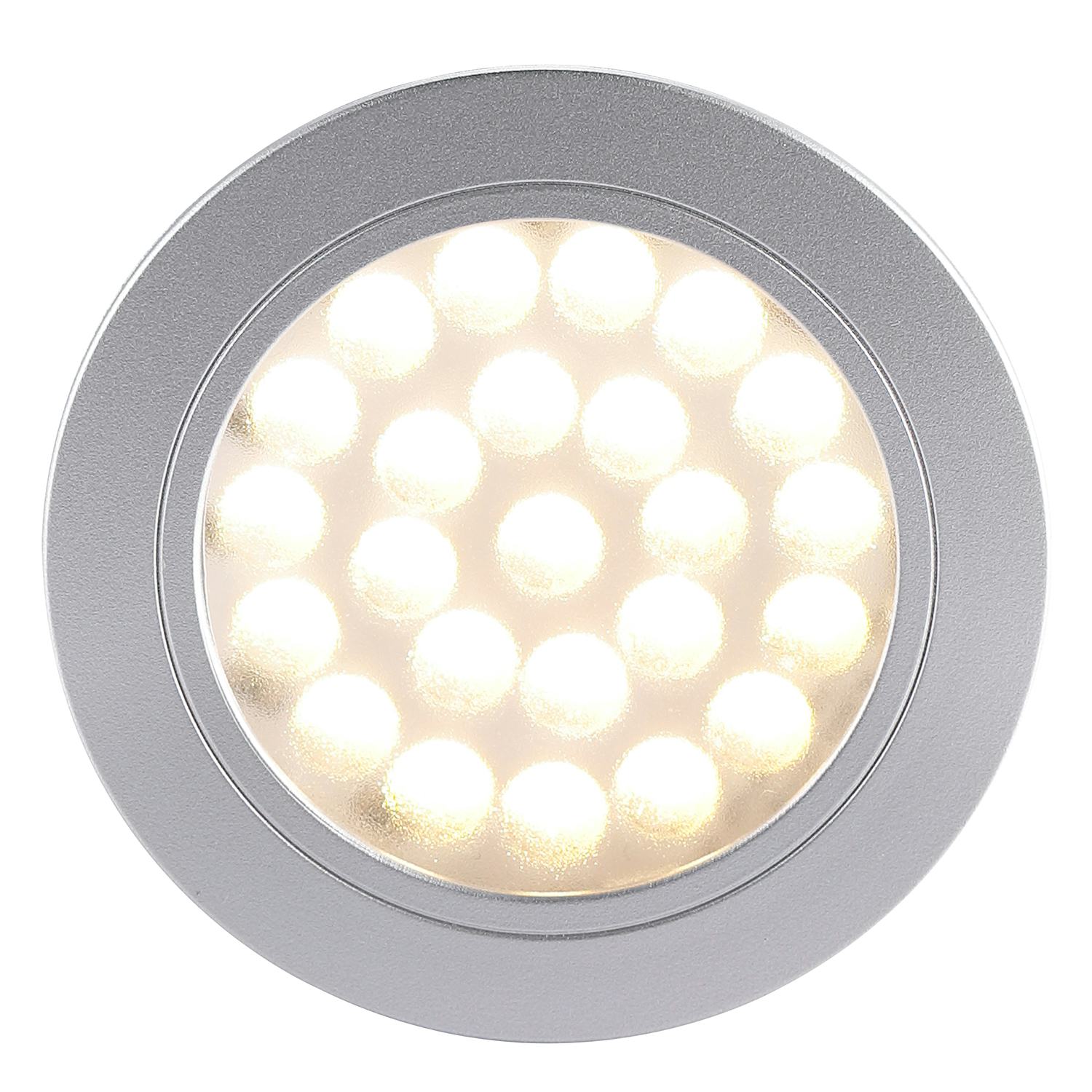 LED-spot Nordlux Cambio 2 W 3 st Aluminium inuti/på